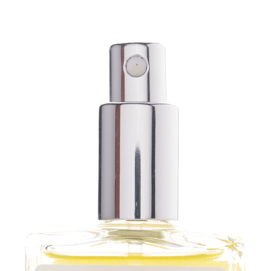 Image of a silver spray top for a one-ounce Kiele Perfume by Callio Fragrance bottle.